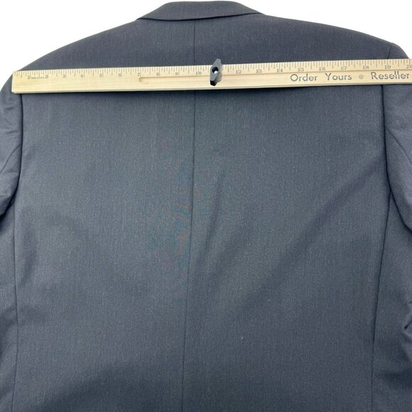 Roy Robson Black Reda Super 110 2 Button 1 Vent Blazer Mens Size 44R - Picture 10 of 10
